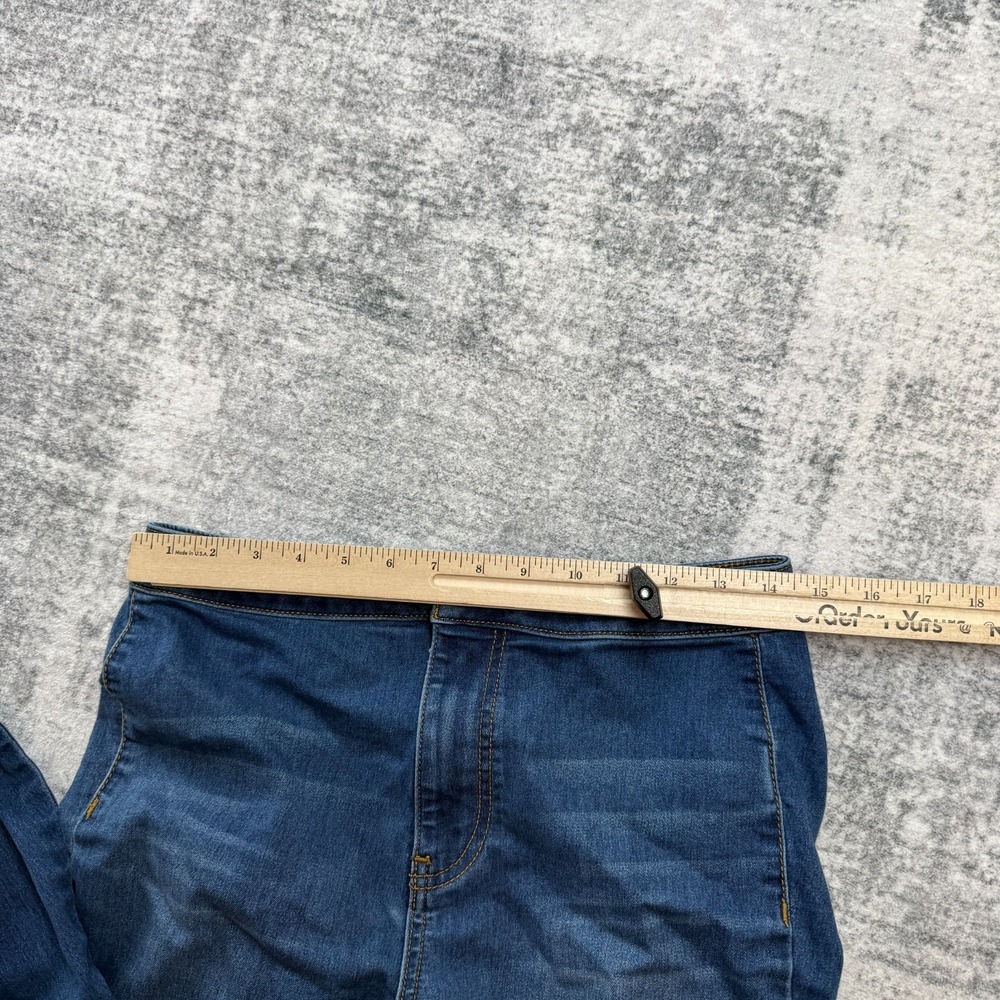Free People Just Float On Fare Jeans Women 28 Bell Bottom Stretch Festival Retro - Picture 5 of 9